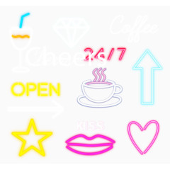 咖啡馆霓虹灯装饰