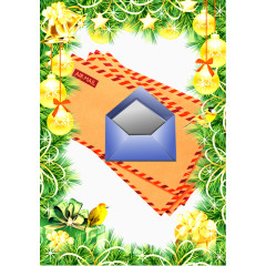 圣诞寄语背景模版素材