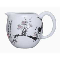 水墨梅茶具