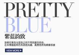 紫蓝色淘宝字体排版