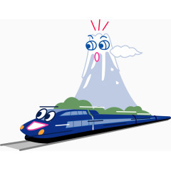 矢量手绘高铁