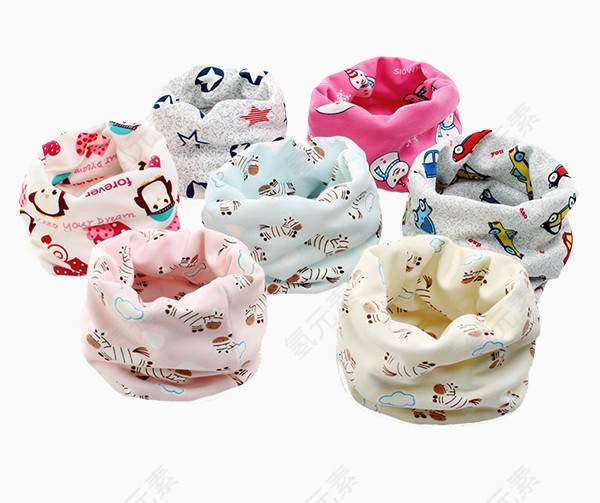 秋冬新款儿童围巾