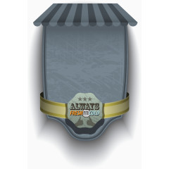 矢量手绘咖啡标签