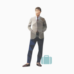 矢量休闲男人素材