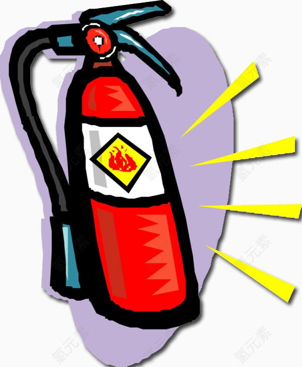 卡通灭火器