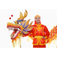 舞龙的人