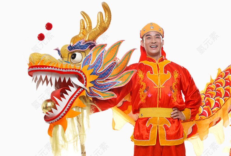 舞龙的人