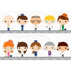 卡通形象情绪组合