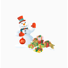 雪人和礼物