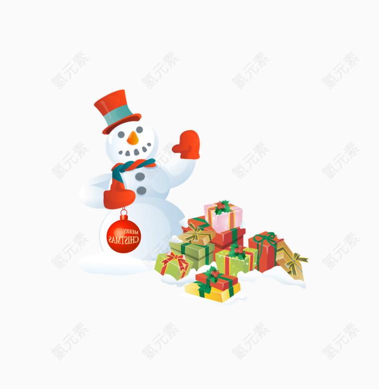 雪人和礼物