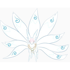 九尾狐神兽图片素材