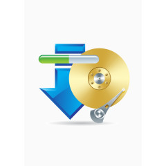 进度条光盘老唱片