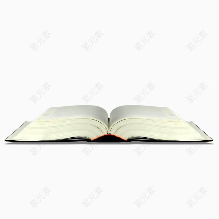 打开的书
