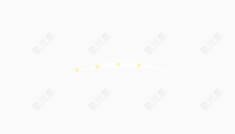 线条云朵素材