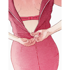 矢量粉色时尚底纹