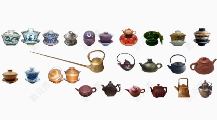 古代茶杯茶碗合集