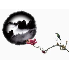 中国风水墨画