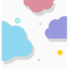 有白色斜纹的彩云