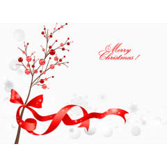 圣诞节树枝背景素材