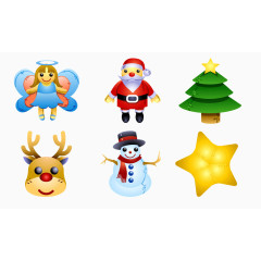 手工缝线圣诞节元素