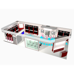 服装店立体展示效果图