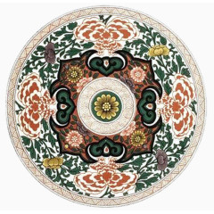 现代化对称圆形创意图案