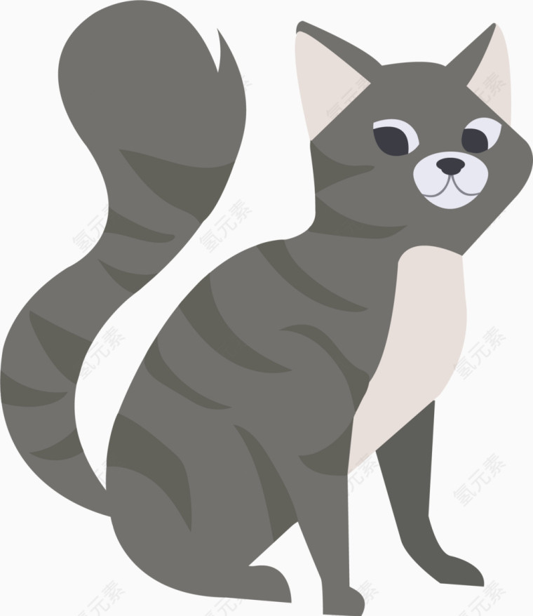 小黑猫图案