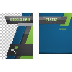 矢量精美单页传单设计素材