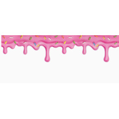 卡通草莓汁滴落