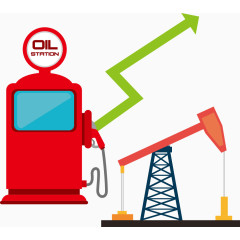 矢量加油站与箭头