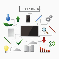 矢量电脑装饰图案