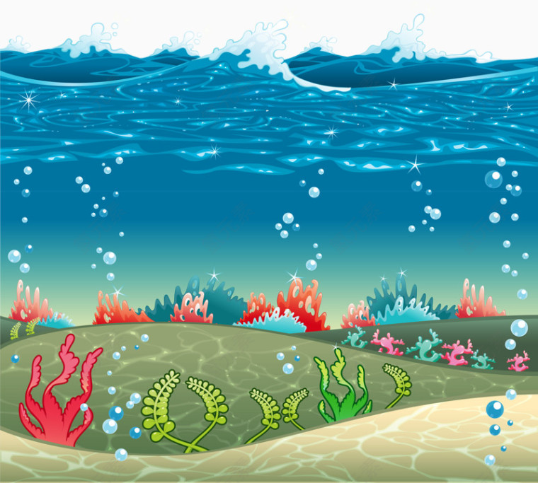 五彩缤纷的海底世界