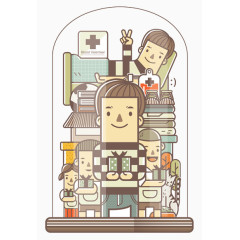 扁平化医院的人