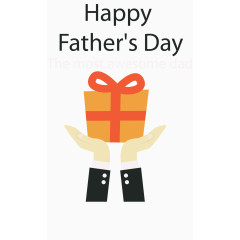 父亲节装饰元素