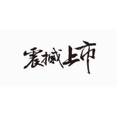 震撼上市