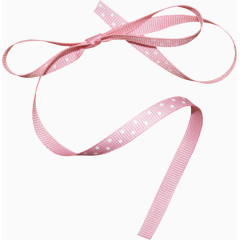 粉色花纹彩带