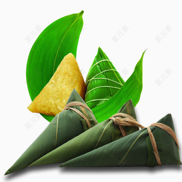 修饰定安粽子端午节美味食物