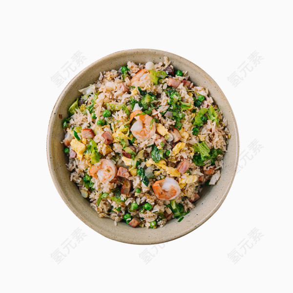 青豆虾仁炒饭
