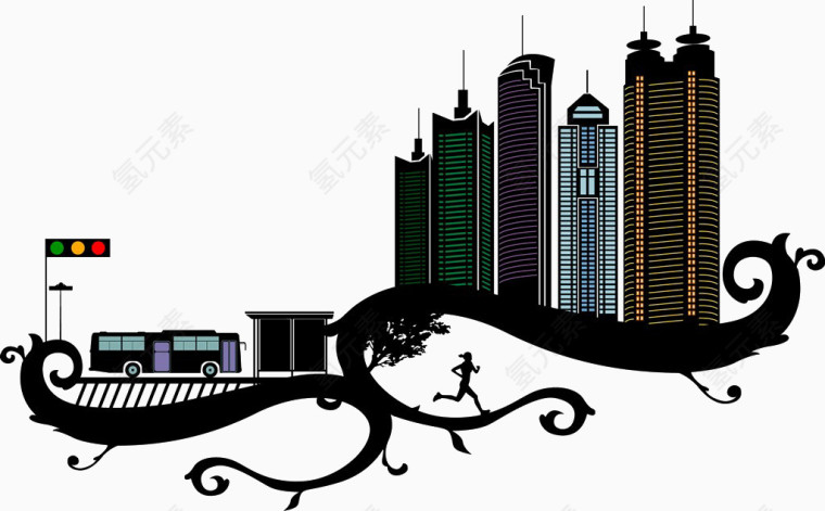 潮流城市建筑交通
