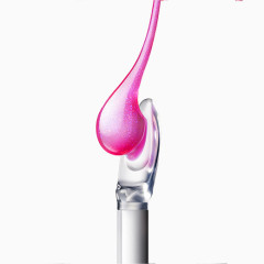 粉红色亮彩唇彩