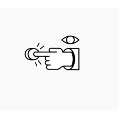 创意设计黑白按钮