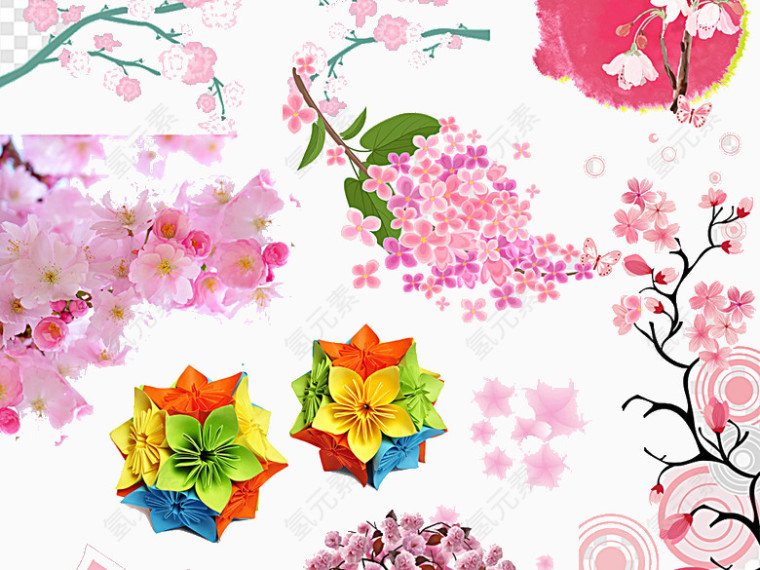 樱花图案