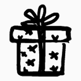 圣诞节礼物装饰元素