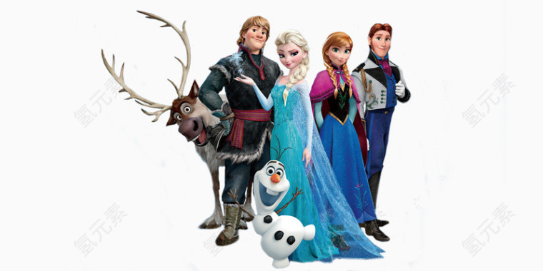 冰雪奇缘人物形象