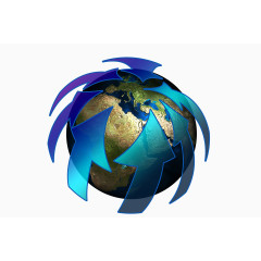 带着箭头的地球