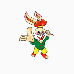 小兔子玩偶造型