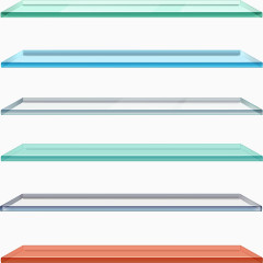 矢量各种置物架