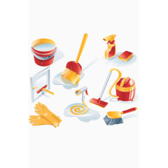 有质感的清洁工具