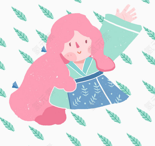 春姑娘插画