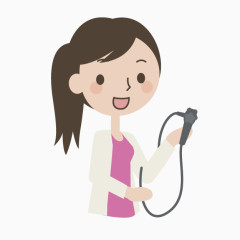 卡通黑色助听器